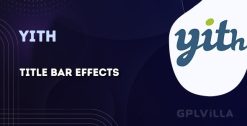 YITH WordPress Title Bar Effects Premium