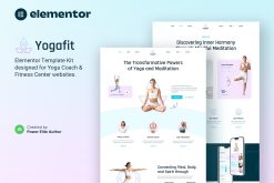 Yogafit - Yoga and Meditation Teacher Elementor Template Kit