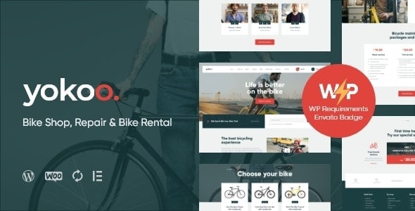 Download Yokoo - Bike Shop & Bicycle Rental WordPress Theme