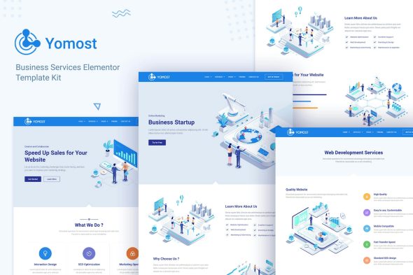 Yomost - Business Services Elementor Template Kit