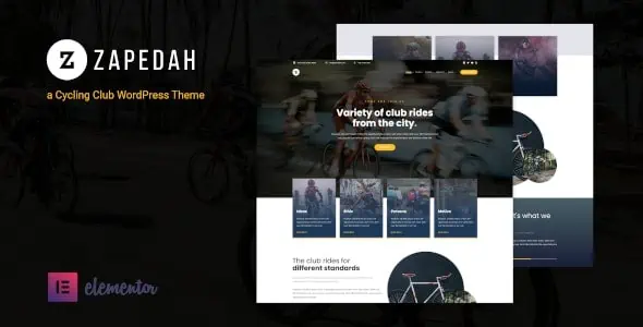 Download Zapedah - Cycling Club WordPress Theme