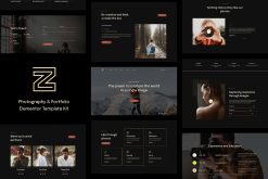 Zenin - Photography & Portfolio Elementor Template Kit