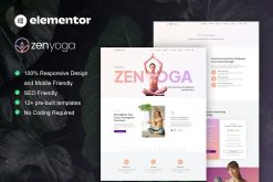 ZenYoga - Yoga & Meditation Elementor Template Kit