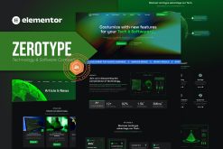 Zerotype - Technology & Software Company Elementor Template Kit