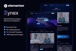 Zynex - Digital Marketing Agency Elementor Template Kit