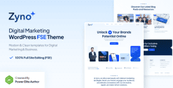 Download Zyno – Digital Marketing Agency Gutenverse FSE WordPress Block Theme GPL WordPress Plugin